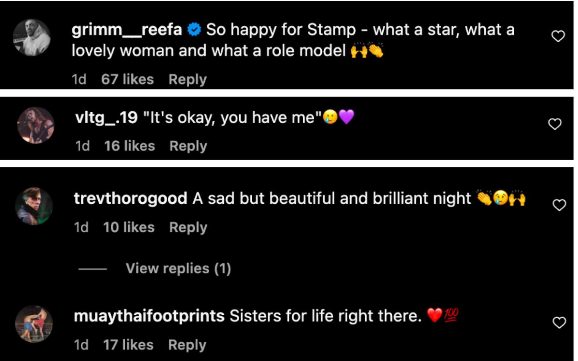 Fan comments